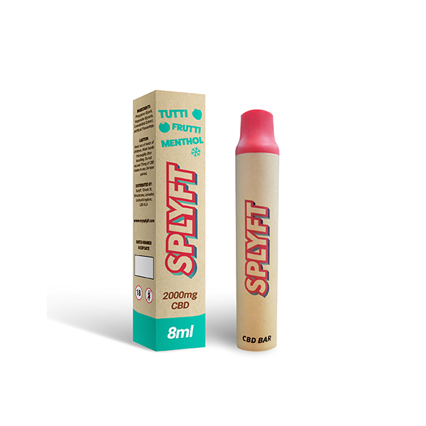 SPLYFT Eco Bar 2000mg CBD Biodegradable Disposable Vape