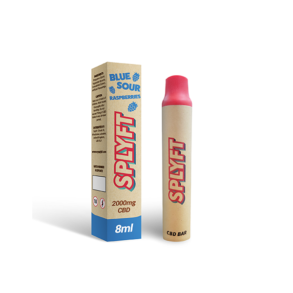 SPLYFT Eco Bar 2000mg CBD Biodegradable Disposable Vape