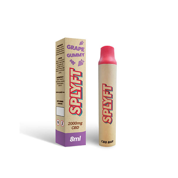 SPLYFT Eco Bar 2000mg CBD Biodegradable Disposable Vape