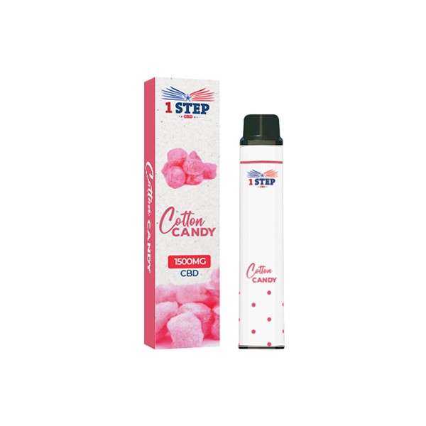 1 Step CBD 1500mg Broad Spectrum Vape 8ml