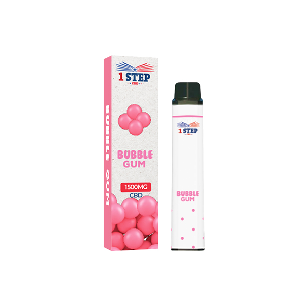 1 Step CBD 1500mg Broad Spectrum Vape 8ml
