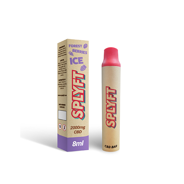 SPLYFT Eco Bar 2000mg CBD Biodegradable Disposable Vape