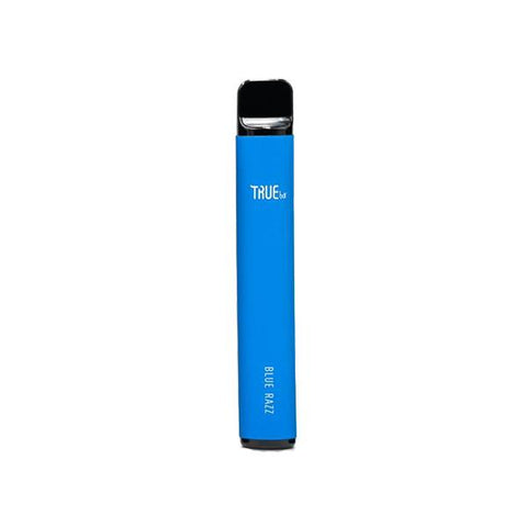 Blue Razz Zero Nicotine 0mg True Bar Disposable Vape - vape store