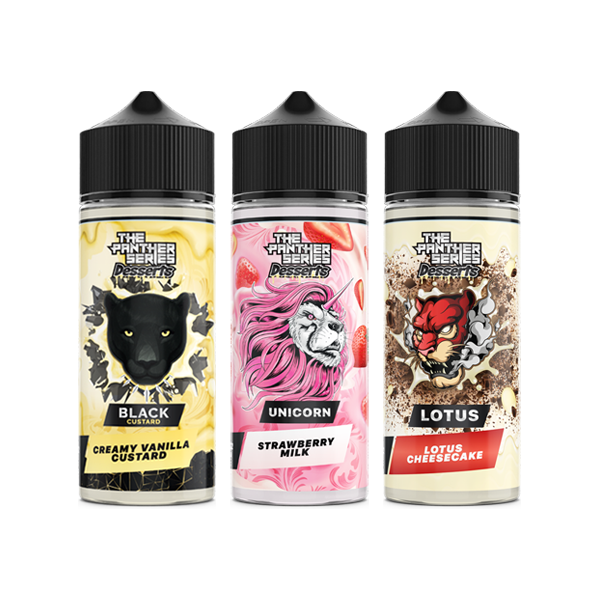 The Panther Series Desserts By Dr Vapes 100ml Shortfill 0mg (78VG/22PG) - vape store