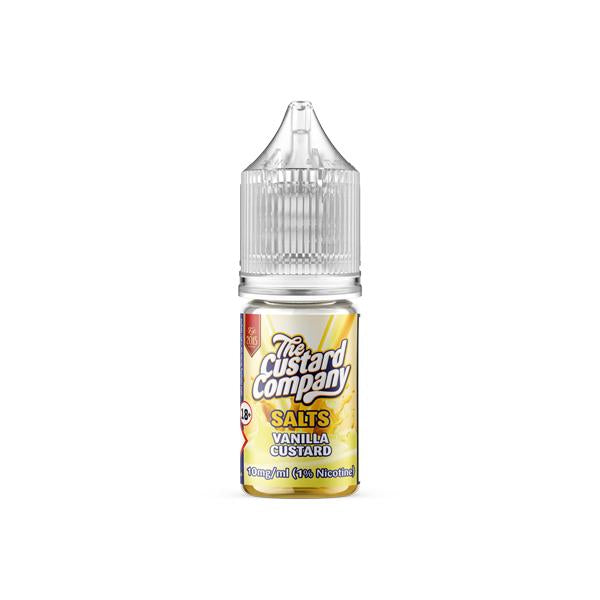 10mg The Custard Company Flavoured Nic Salt 10ml (50VG/50PG) - vape store