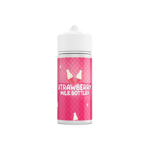 Strawberry Milk Bottles 100ml Shortfill 0mg (70VG/30PG) - vape store
