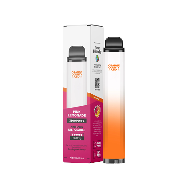 Orange County CBD 1000mg CBD & CBG Disposable Vape