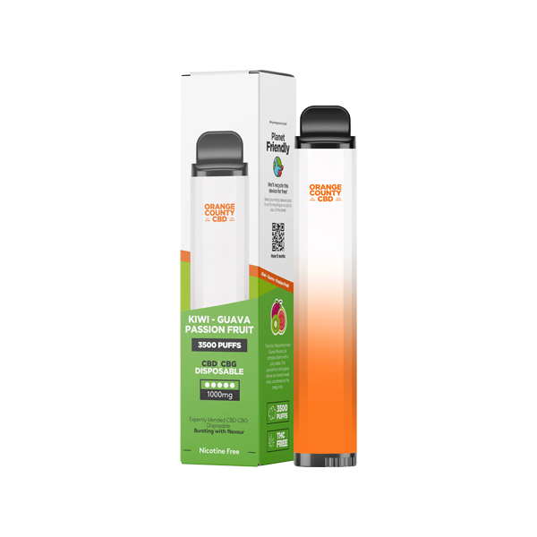 Orange County CBD 1000mg CBD & CBG Disposable Vape