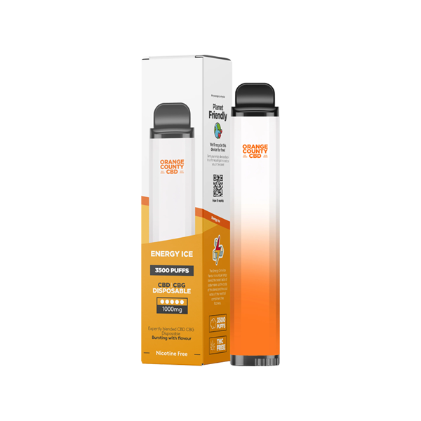 Orange County CBD 1000mg CBD & CBG Disposable Vape