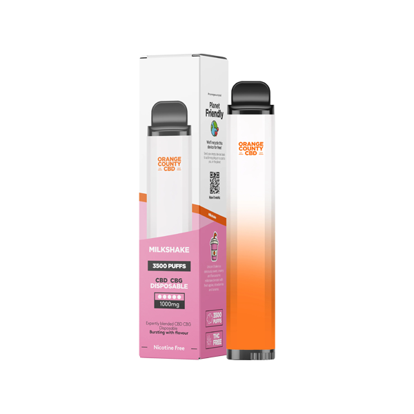 Orange County CBD 1000mg CBD & CBG Disposable Vape
