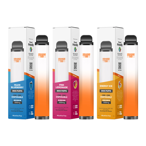 Orange County CBD 1000mg CBD & CBG Disposable Vape