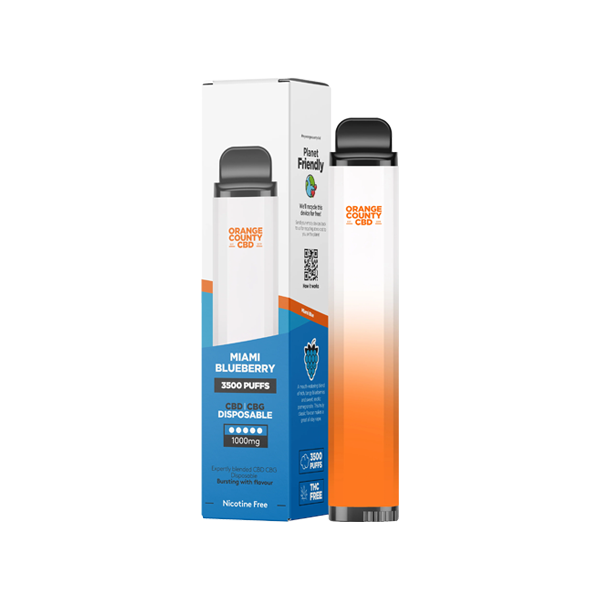 Orange County CBD 1000mg CBD & CBG Disposable Vape