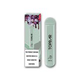 20mg Top Bar Disposable Vape Pod 600 Puffs - vape store