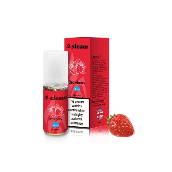 A-Steam Fruit Flavours 12MG 10ml (50VG/50PG) - vape store