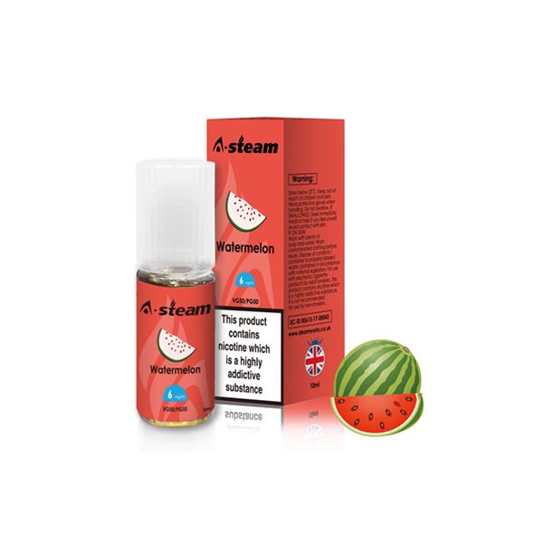 A-Steam Fruit Flavours 12MG 10ml (50VG/50PG) - vape store