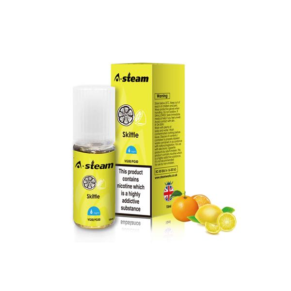 A-Steam Fruit Flavours 12MG 10ml (50VG/50PG) - vape store