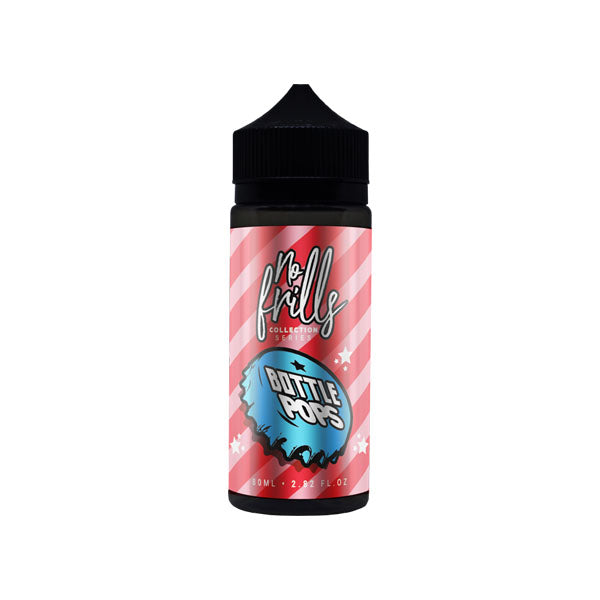 No Frills Collection Bottle Pops 80ml Shortfill 0mg (80VG/20PG) - vape store