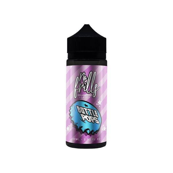 No Frills Collection Bottle Pops 80ml Shortfill 0mg (80VG/20PG) - vape store