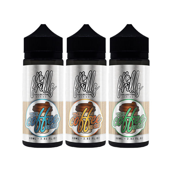 No Frills Collection Coffee Shop 80ml Shortfill 0mg (80VG/20PG) - vape store