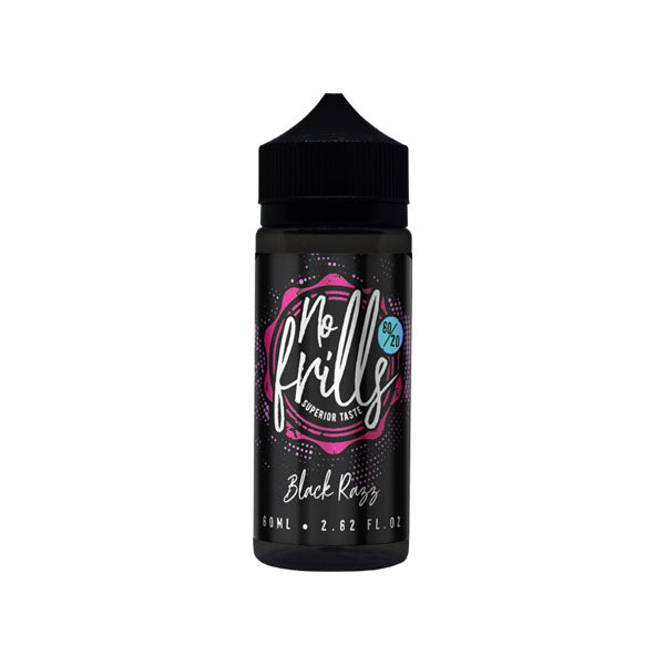 No Frills Originals 80ml 0mg Shortfill Vape Juice [80VG/20PG]