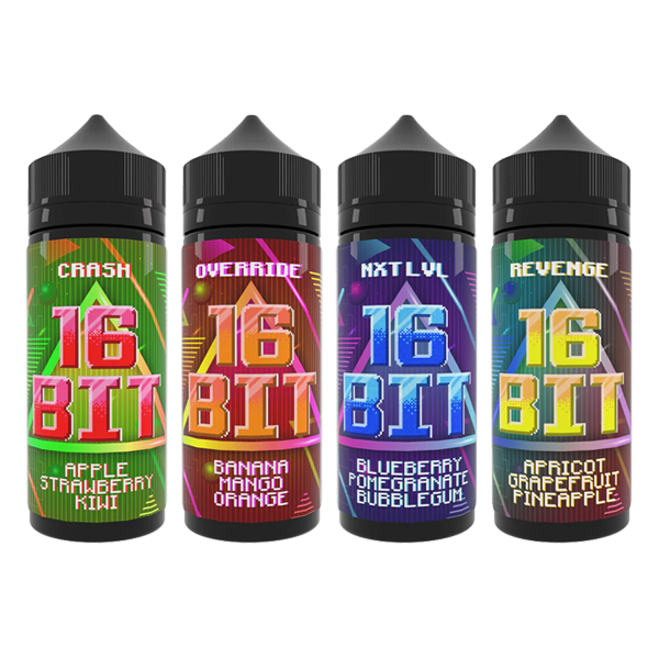 16 Bit 100ml Shortfill 0mg (70VG/30PG) - vape store