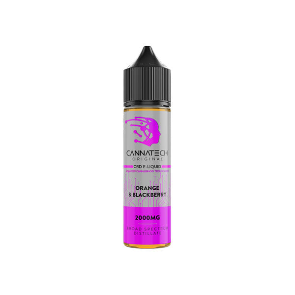 Cannatech 2000mg Broad Spectrum CBD E-liquid 50ml - vape store