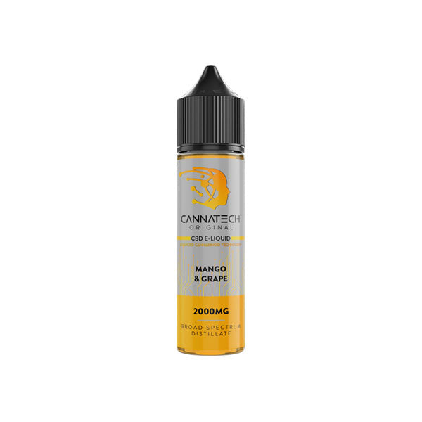 Cannatech 2000mg Broad Spectrum CBD E-liquid 50ml - vape store
