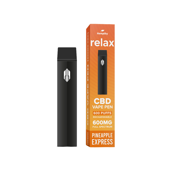 Hempthy 600mg CBD Disposable Vape Pen 600 Puffs - vape store