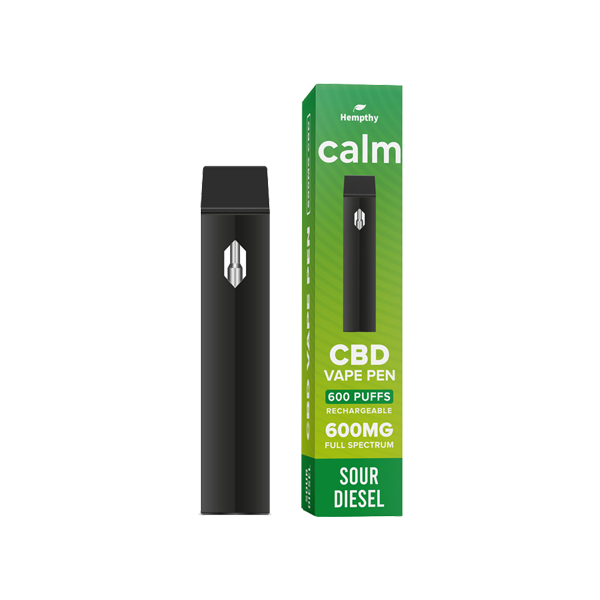 Hempthy 600mg CBD Disposable Vape Pen 600 Puffs - vape store