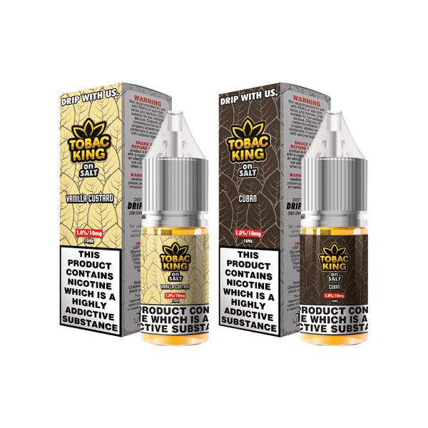 Drip More Tobac King 10mg Nic Salts 10ml [50VG/50PG]