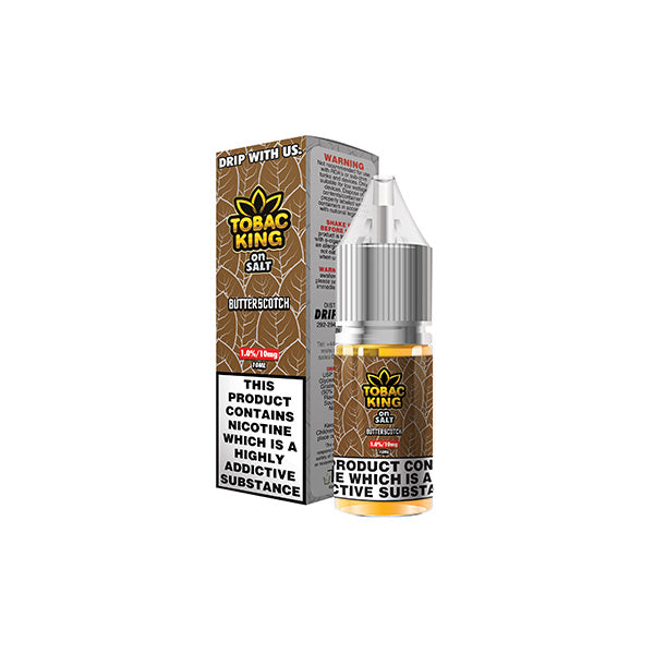 Drip More Tobac King 10mg Nic Salts 10ml [50VG/50PG]