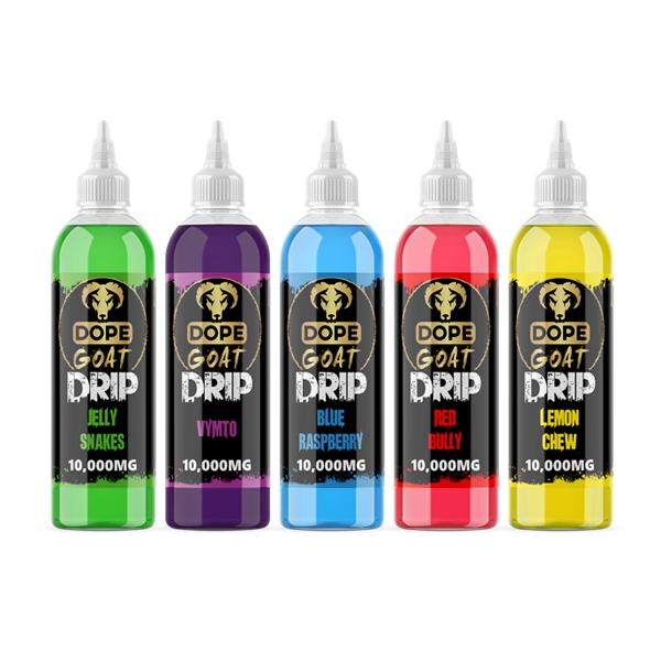 Dope Goat Drip 10,000mg CBD Vaping Liquid 250ml (70PG/30VG) - vape store