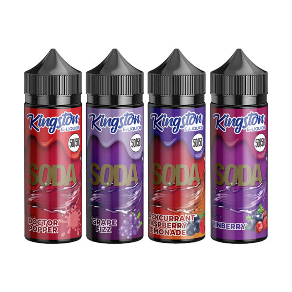 Kingston Soda 120ml Shortfill 0mg (50VG/50PG) - vape store