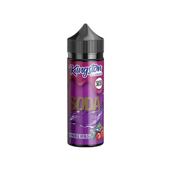 Kingston Soda 120ml Shortfill 0mg (50VG/50PG) - vape store