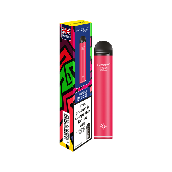 Nerd Pod 3500 Rechargeable Ergonomic Vape