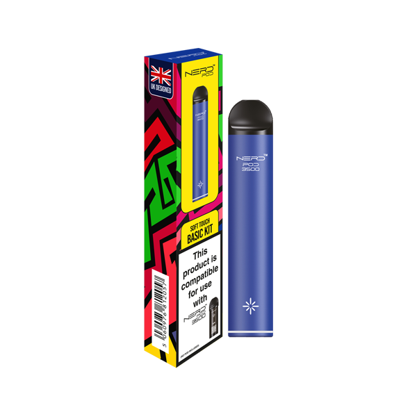 Nerd Pod 3500 Rechargeable Ergonomic Vape