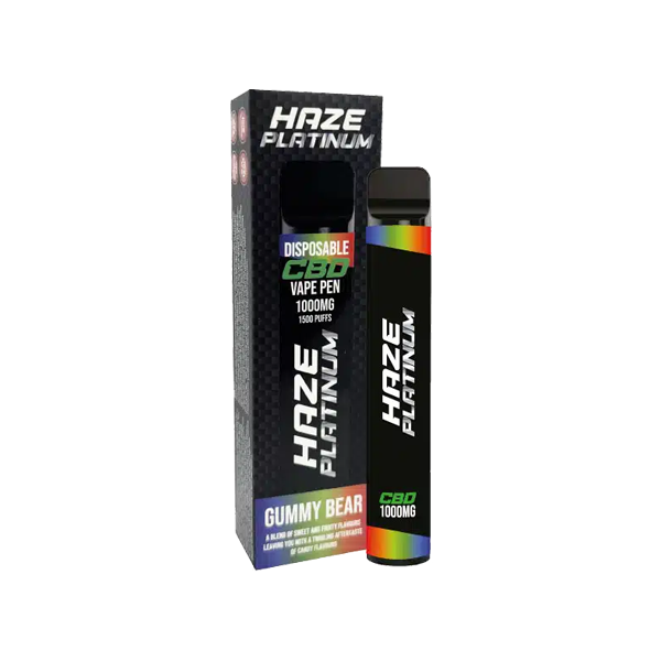 Haze Platinum 1000mg CBD Disposable Vape
