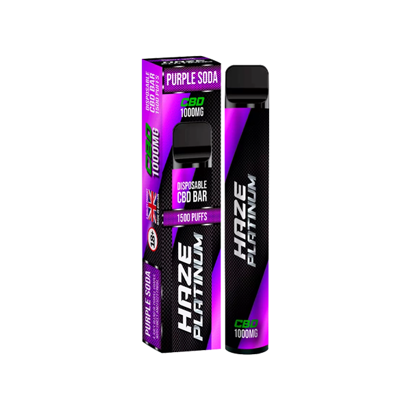 Haze Platinum 1000mg CBD Disposable Vape