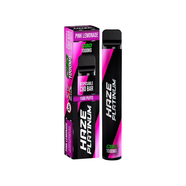 Haze Platinum 1000mg CBD Disposable Vape