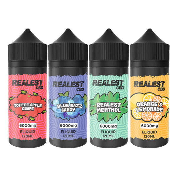 Realest CBD 6000mg Broad Spectrum CBD E-Liquid 100ml - vape store