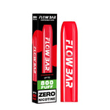 Flow Bar Zero Nicotine 0mg Disposable Vape 800 Puffs [15 Flavours] - vape store